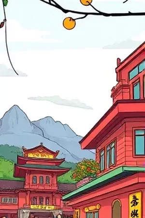 雾都侦探漫画封面，雨夜街巷中的侦探背影